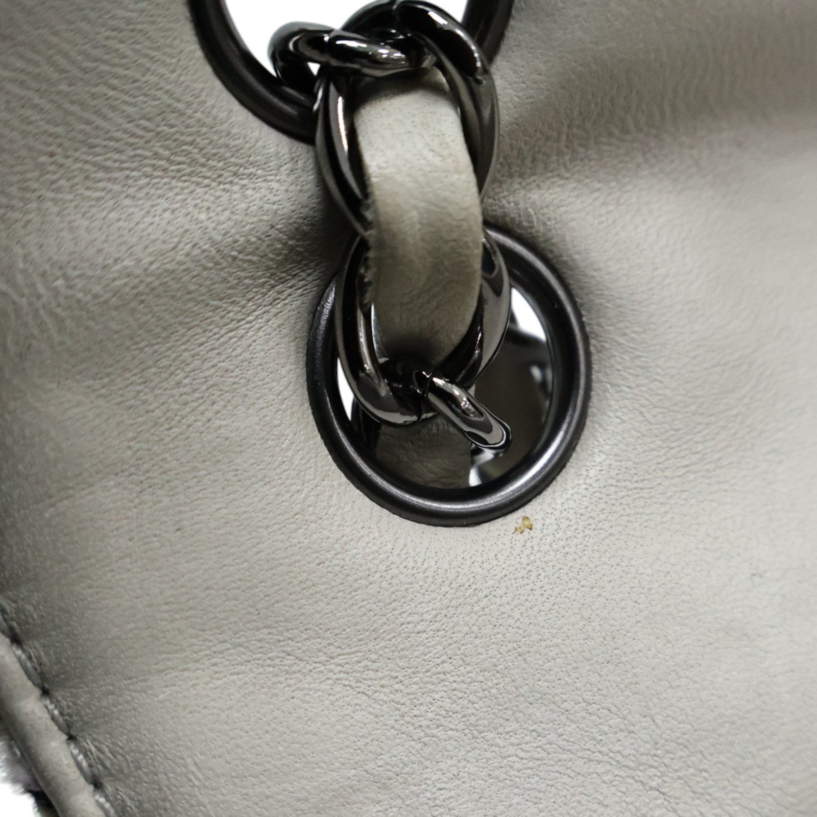CHANEL Coco Mark 25 Chain Shoulder Bag Tweed Purple (No Card)