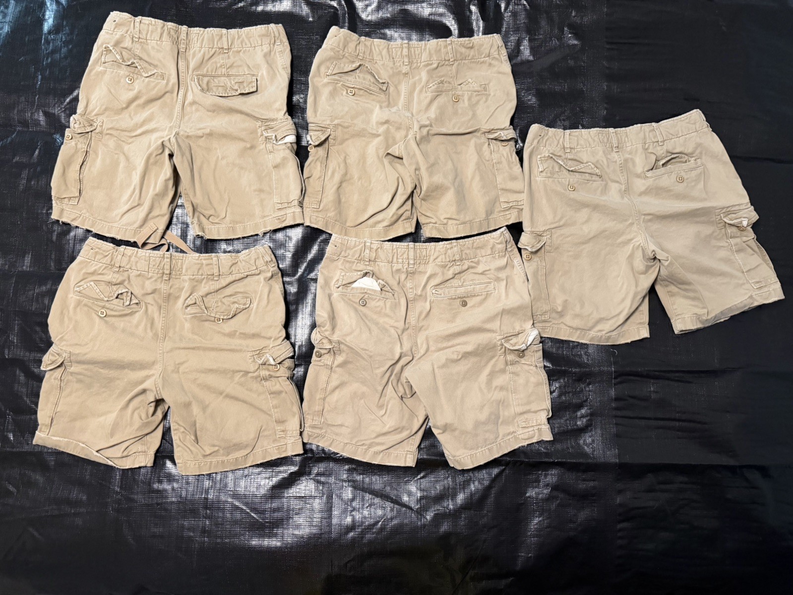 Abercrombie & Fitch 30 inch Cargo Short Bundle Lot of 5