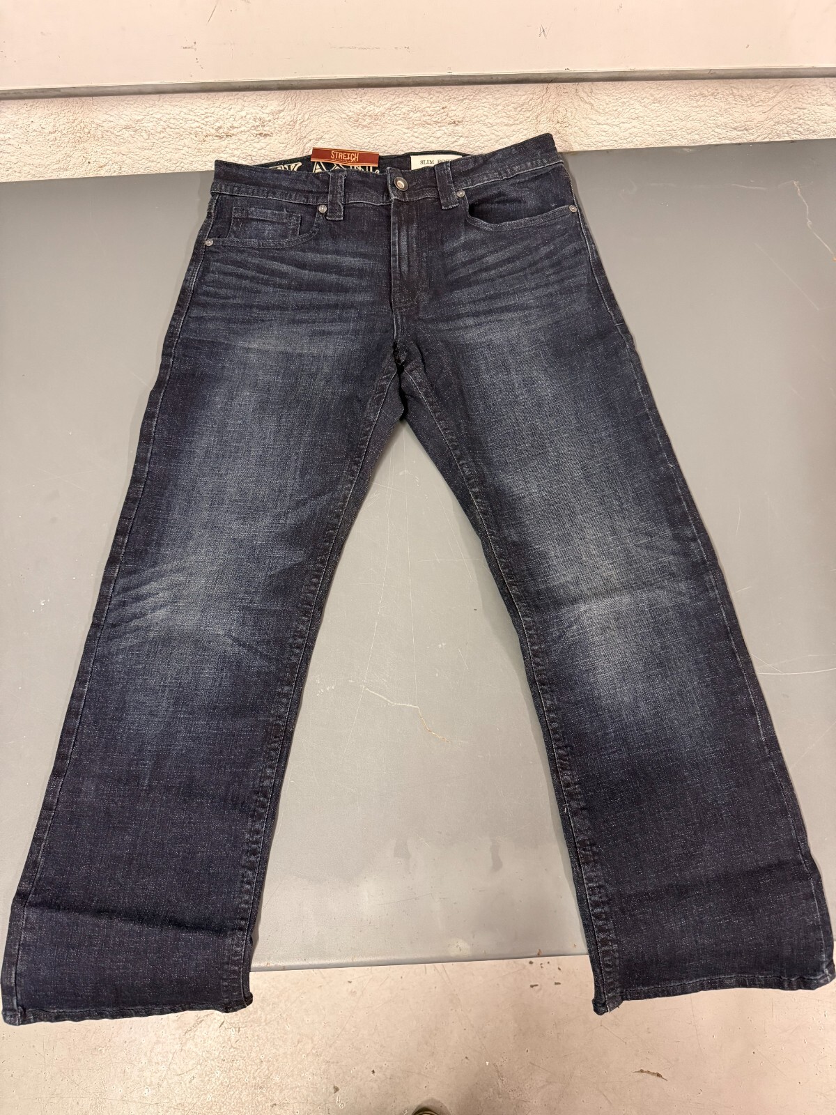 T.K. Axel Slim Boot Cut Stretch Denim Jeans, Dark Wash (BONDI) *CHOOSE SIZE*