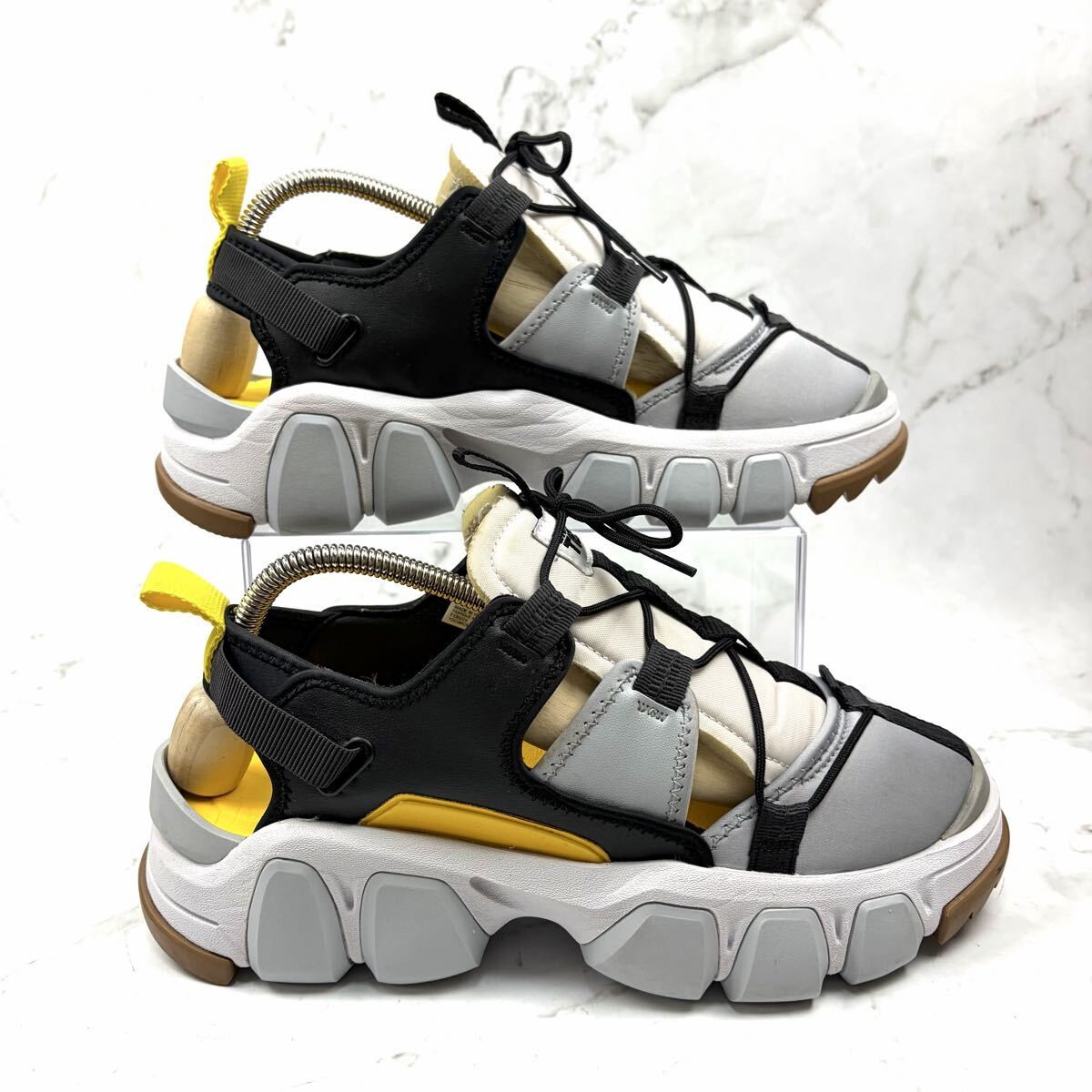 Onitsuka Tiger Dentigre Cage sneakers sandals 26cm Gray Black Yellow