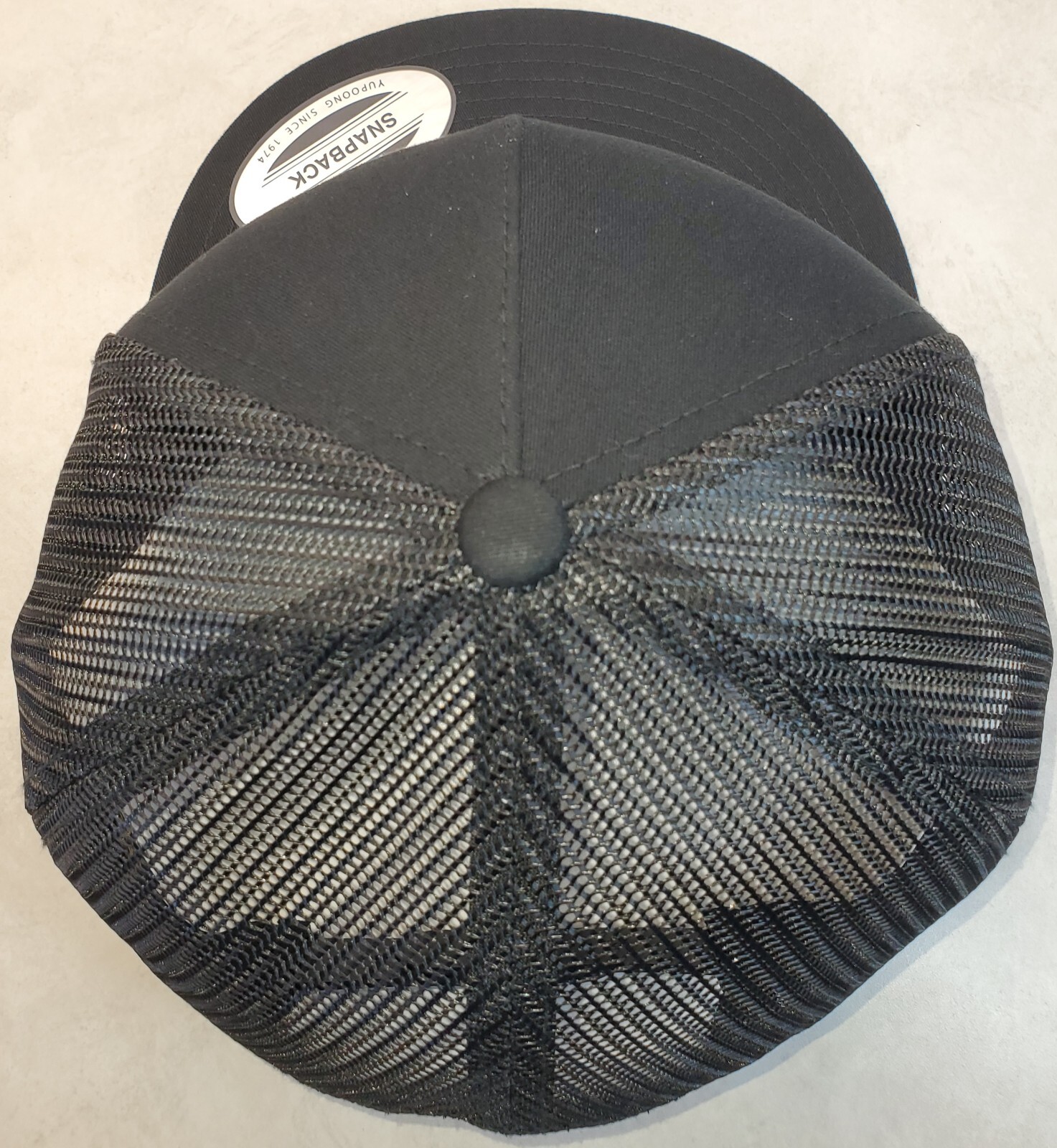Tonka Patch Yupoong Trucker Hat / YP Classics 6006 Black/Black