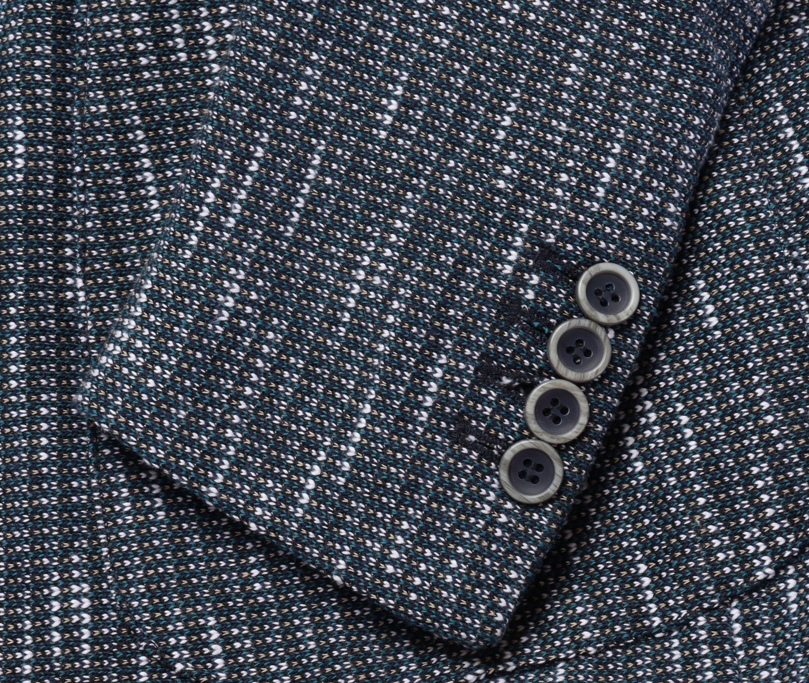 NWT EZZELINO SPORT COAT blazer jacket green cotton linen luxury Italy 50