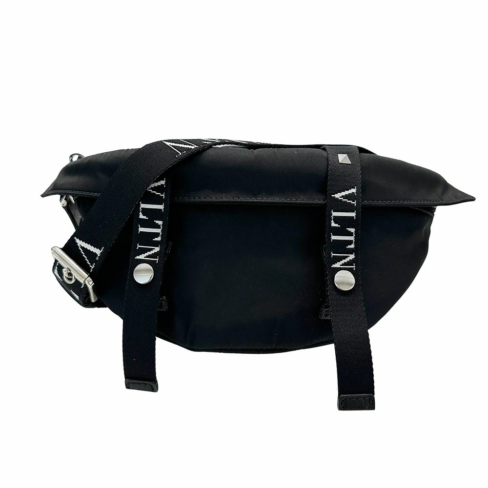 Valentino Gala Vani Bag Nylon Black Crossbody Bag Men’s #BBB362