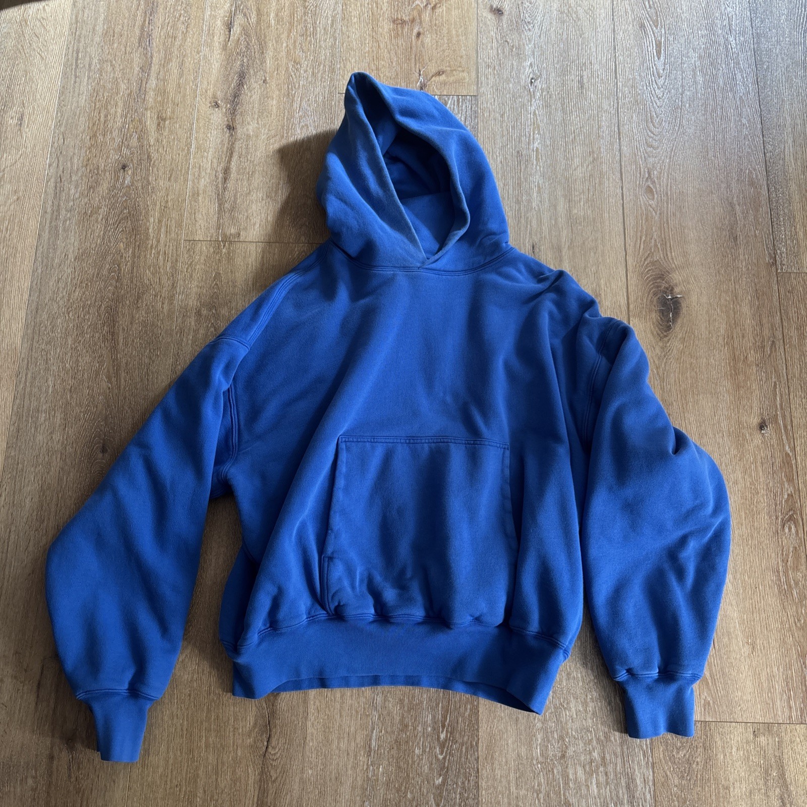 Kanye West Ye Yeezy YZY GAP Perfect Double Layer Hoodie Blue XL