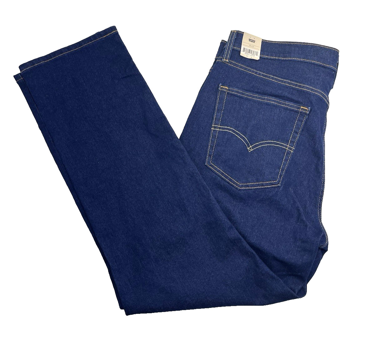 New LEVI’S 514 Men’s 36 x 30 Straight Fit 5-Pocket Dark Blue Jeans