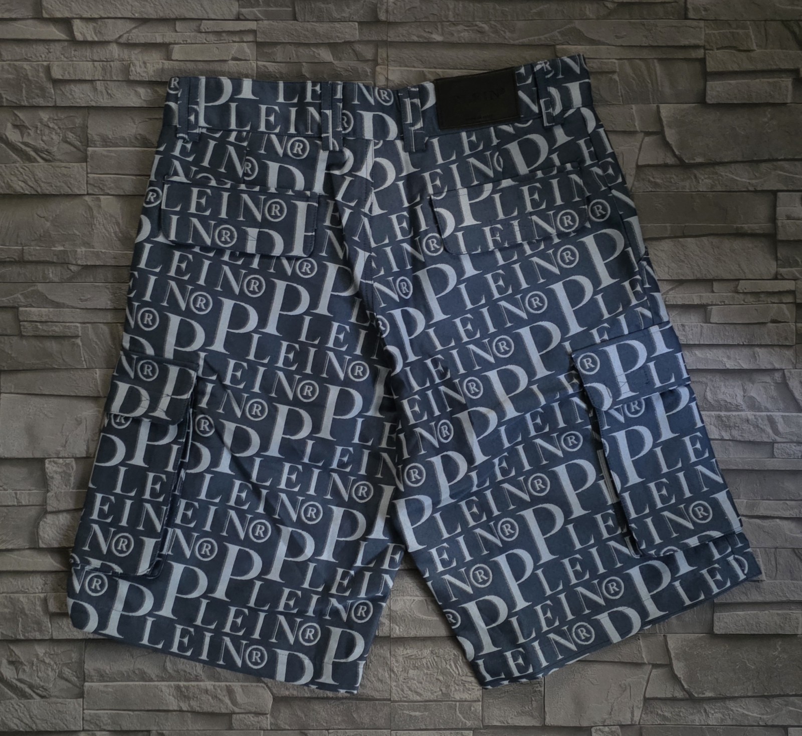 PHILIPP PLEIN DENIM CARGO SHORTS PHILIPP PLEIN TM / 50 / NEW /
