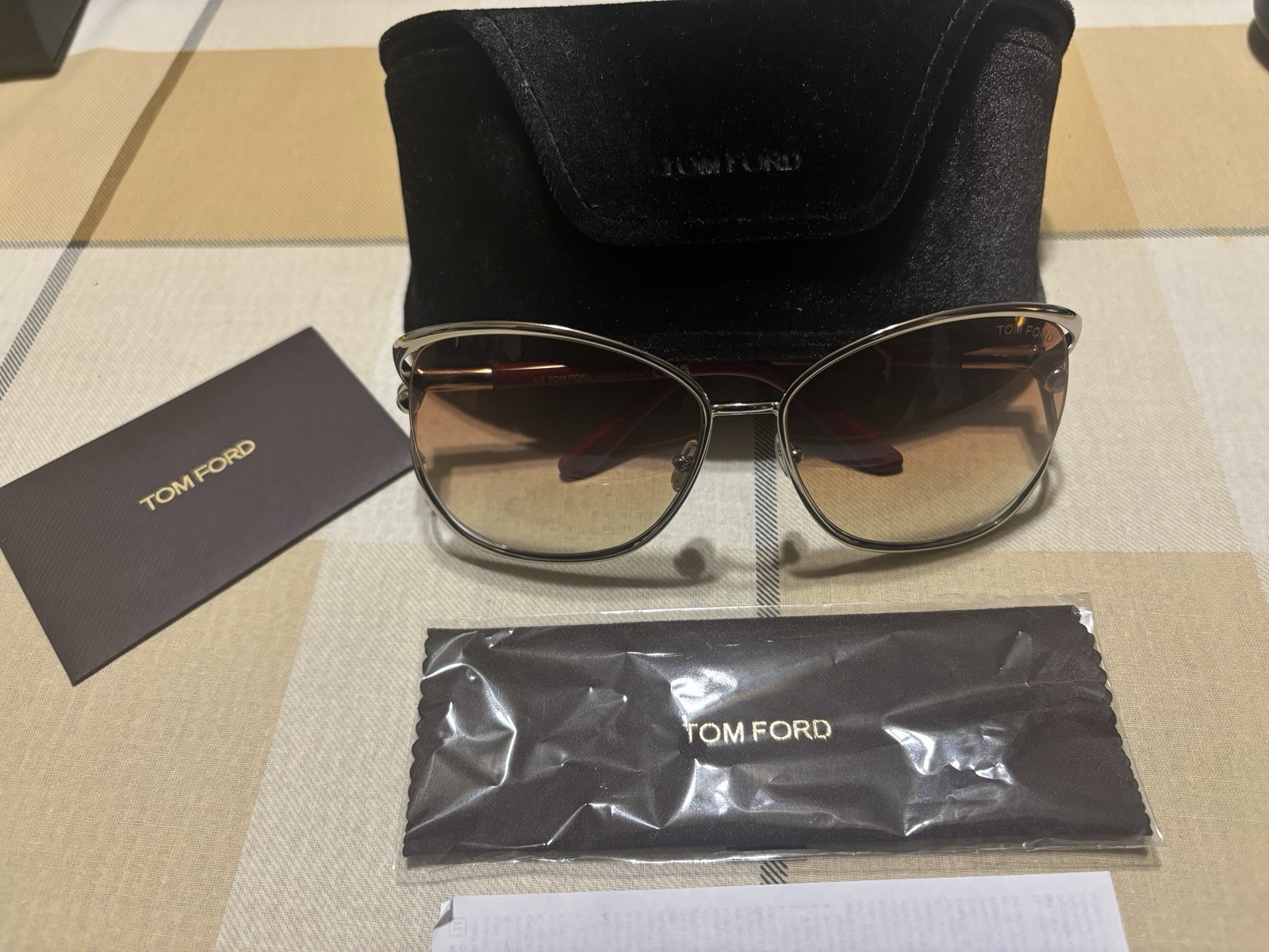 New Authentic Tom Ford Sunglasses FT TF 1091 28F MARTA TF 1091