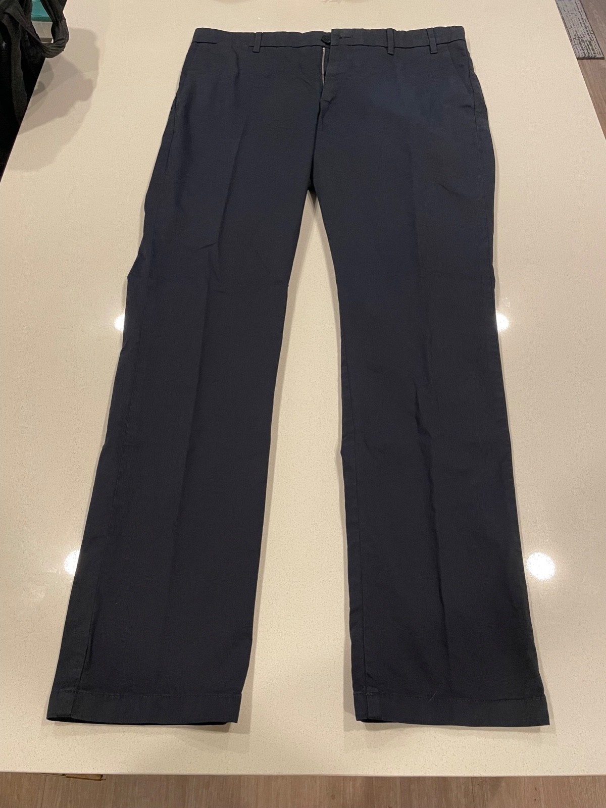 NEW Norse Projects Men’s Aros Slim Light Stretch Chinos 34W NEVER WORN Unhemmed