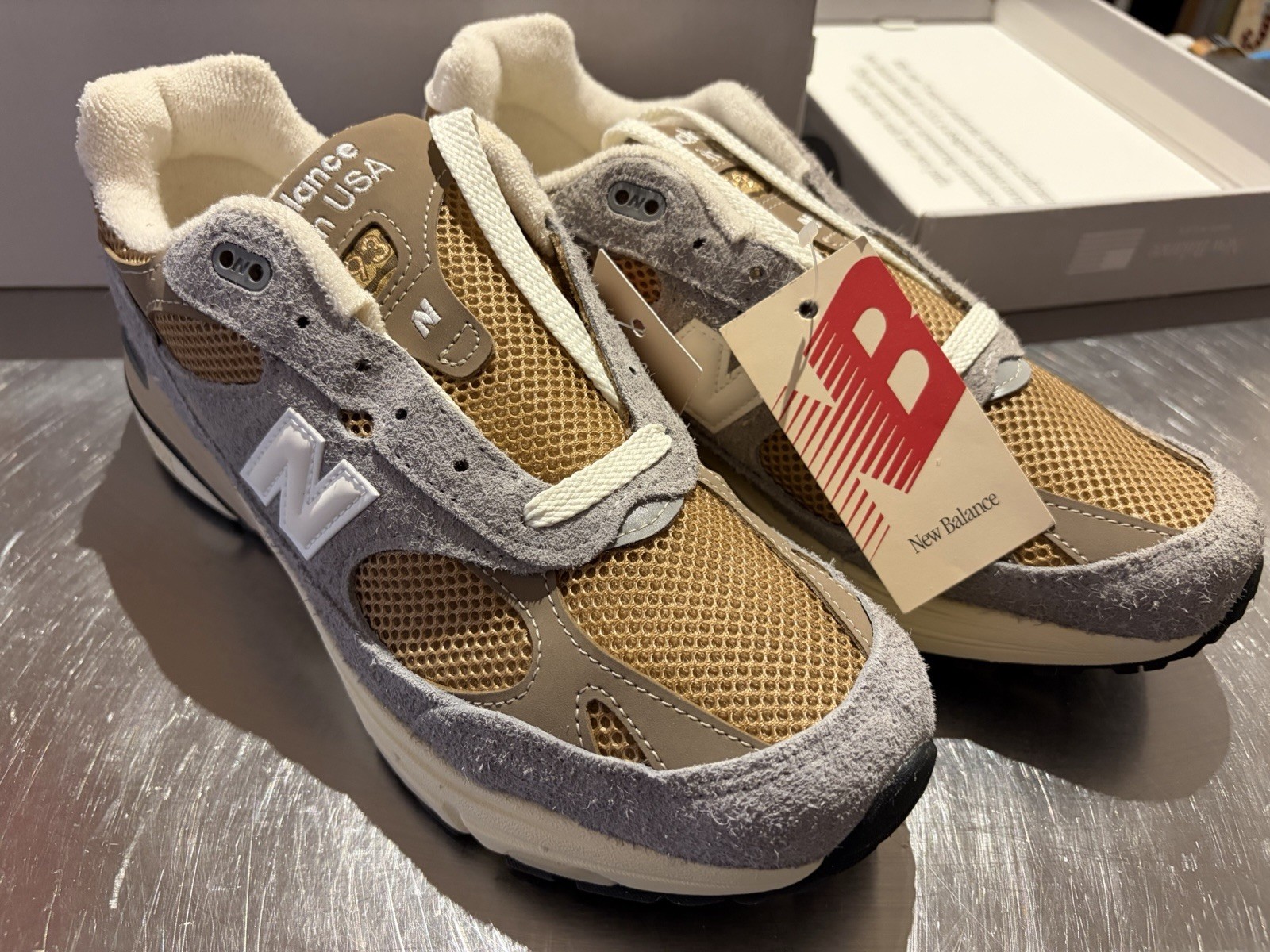 SZ 9 – New Balance Teddy Santis x 993 Made in USA Shadow Grey Driftwood