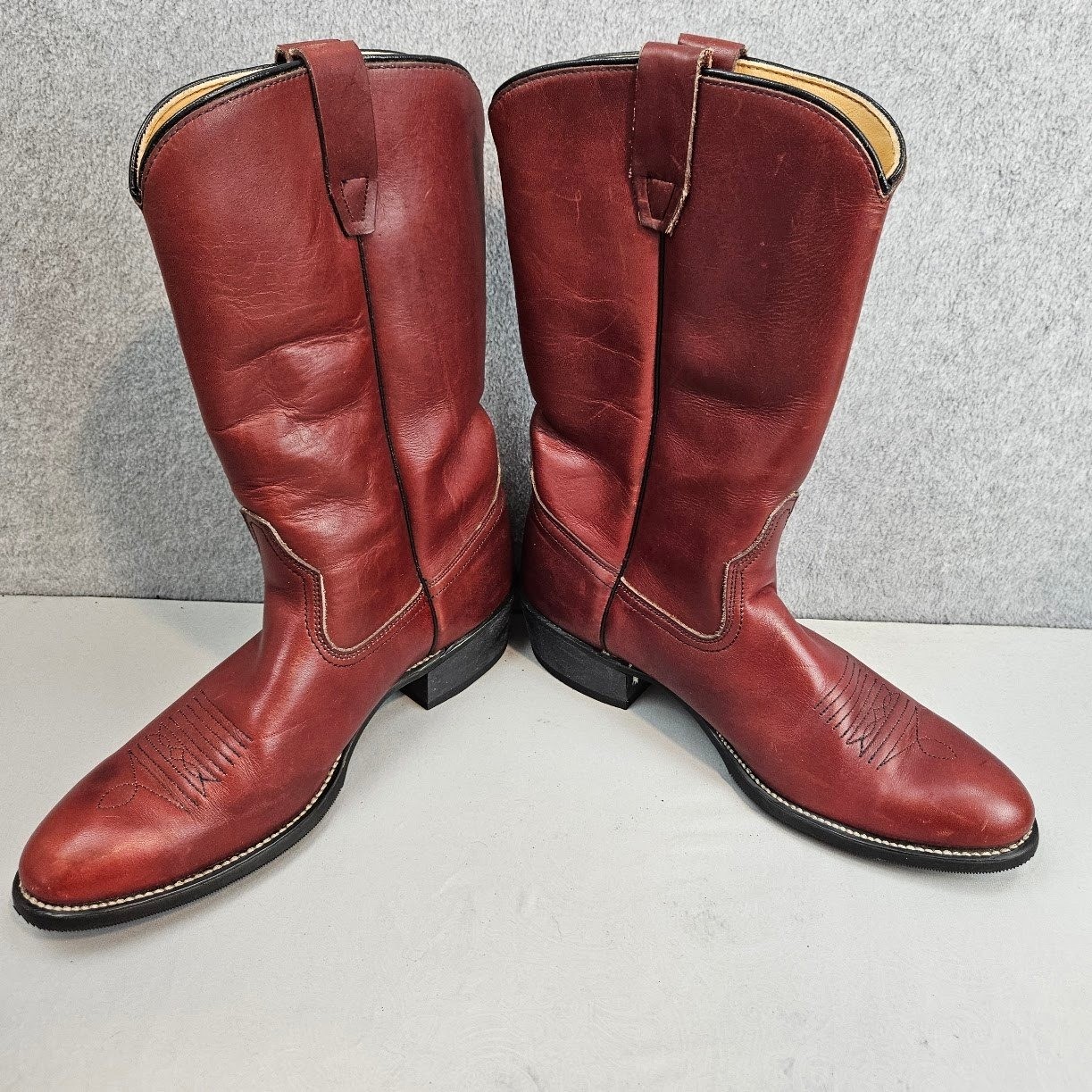 VIBRAM | RARE Vintage 1992 Red Wing Pecos (Style 1178) Western Boots Made in USA