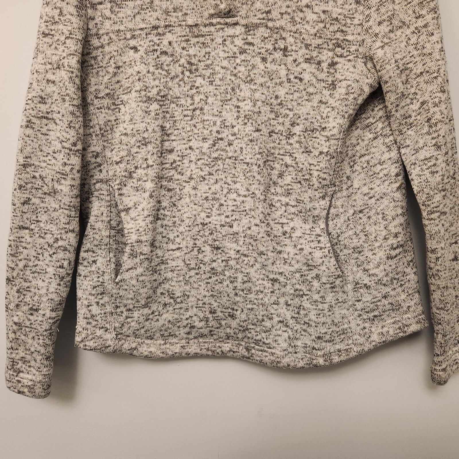 Kyodan Sweater Freedom Trail Pullover 1/2 Zip Gray Pockets Outdoors Womens Med