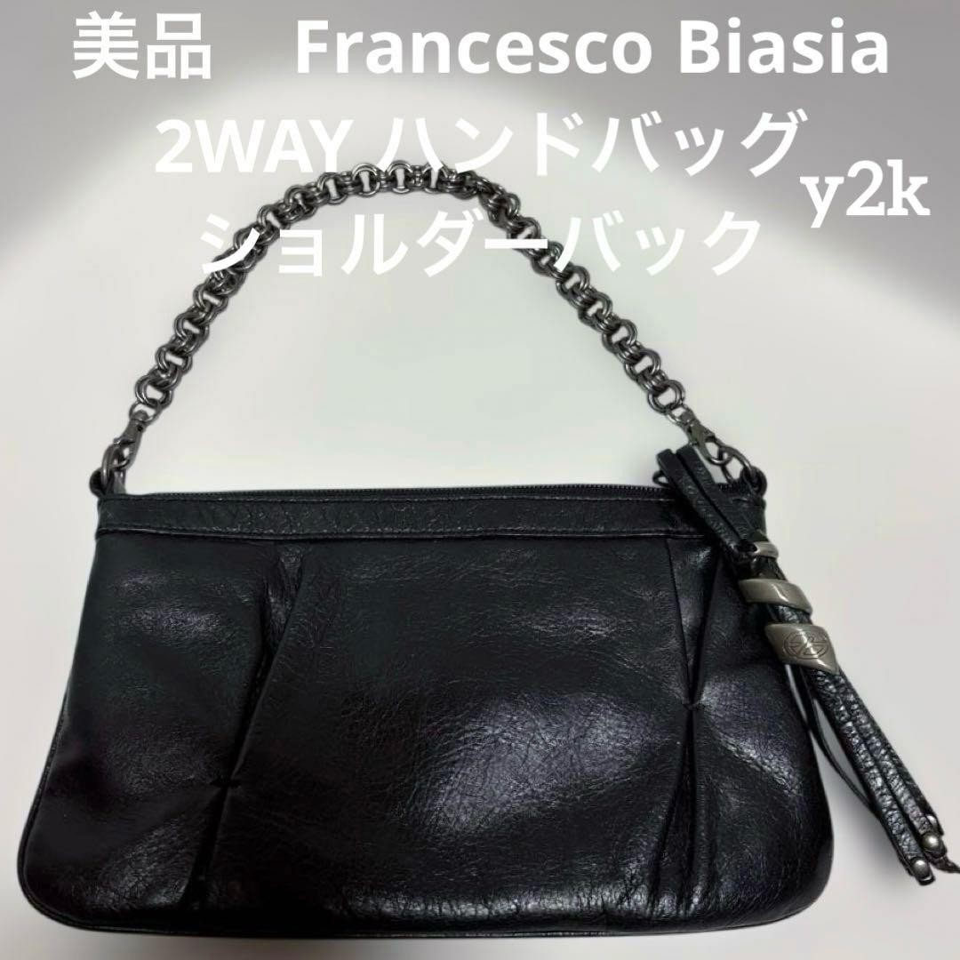 Excellent condition Francesco Biasia 2WAY Shoulder Handbag
