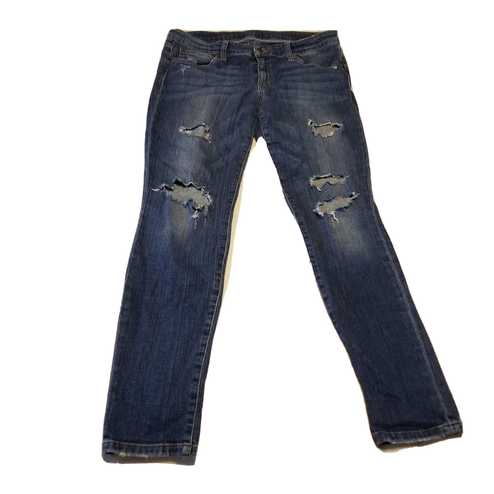 Joe’s Jeans The Icon Skinny Size 31 Mid Rise Distressed 98% Cotton