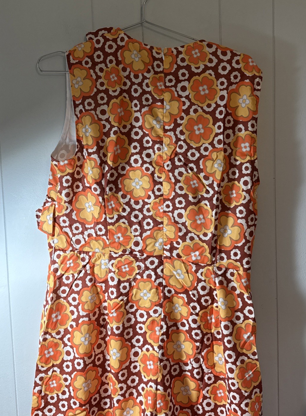 Retro Inspired Sleeveless Hipster Flower Jumpsuit Womens Size XL New ii