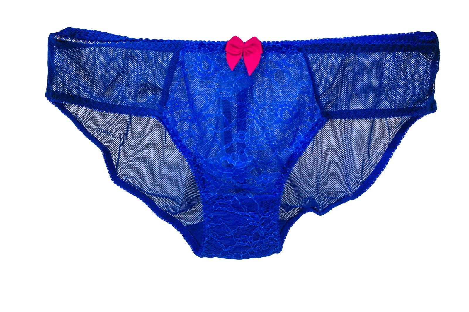 Women’s Claudette Darling New Wave Royal Blue Bikini Sexy Lingerie Sheer Lace