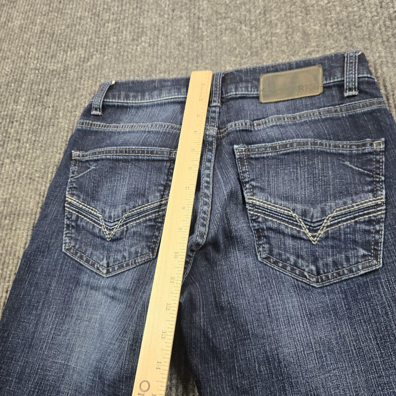 BKE Alec Jeans Mens 29×32 Blue Medium Wash Slim Straight Stretch Denim Pockets