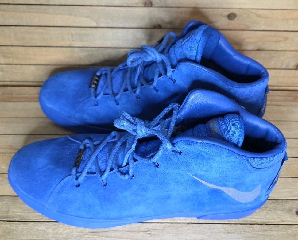 Nike LeBron XII 12 NSW Lifestyle QS Game Royal Suade 716417-400 James Sz 13 Shoe