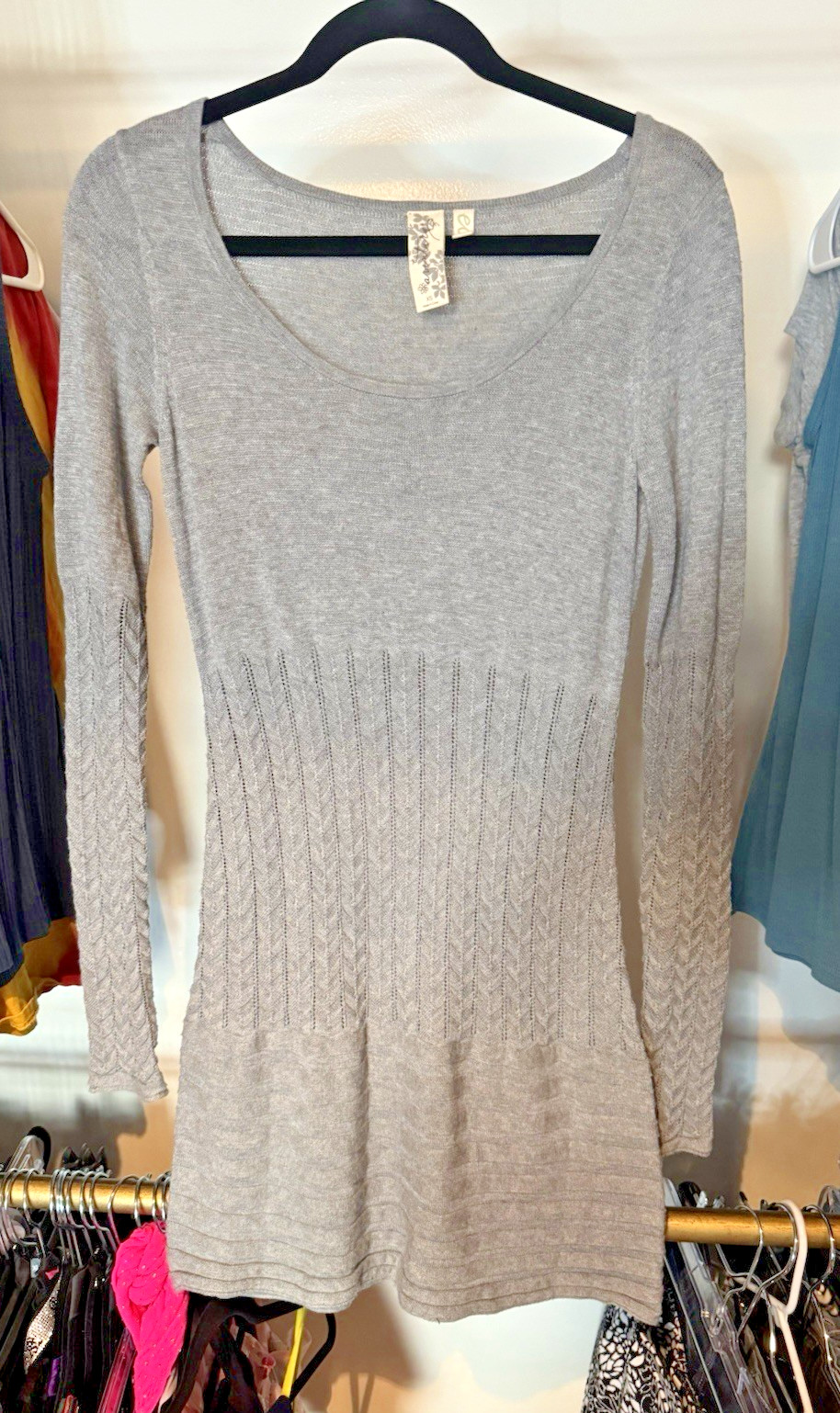 Aventura Eco Knit Dress Size Extra Small Long sleeve Super Comfortable and soft