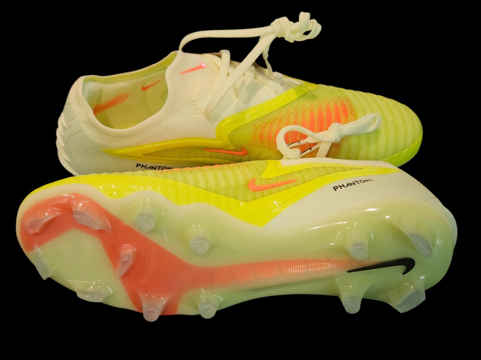 Size 5.5 Nike Phantom 6 Low Elite FG Hyper Crimson Black Limelight HJ2146-801