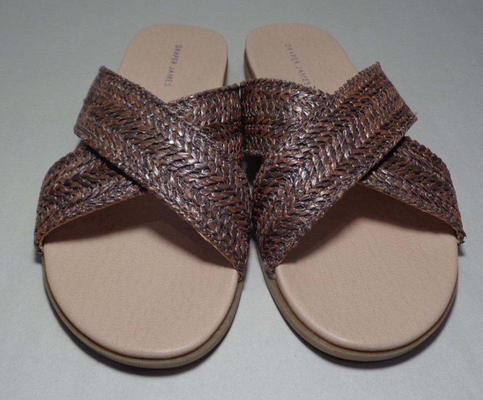 Draper Size 9 M / ALEX / Brown / Raffia Woven Sandals / New Women’s Shoes