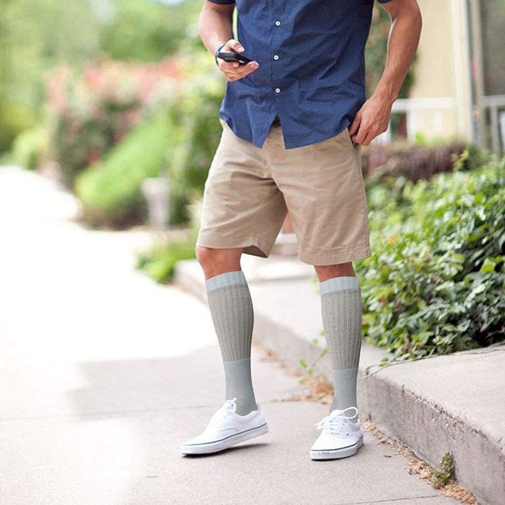 Unisex Wholesale Bulk Cotton Tube Socks,(48 Pk White,Mens 10-13(Shoe Size 7-12)