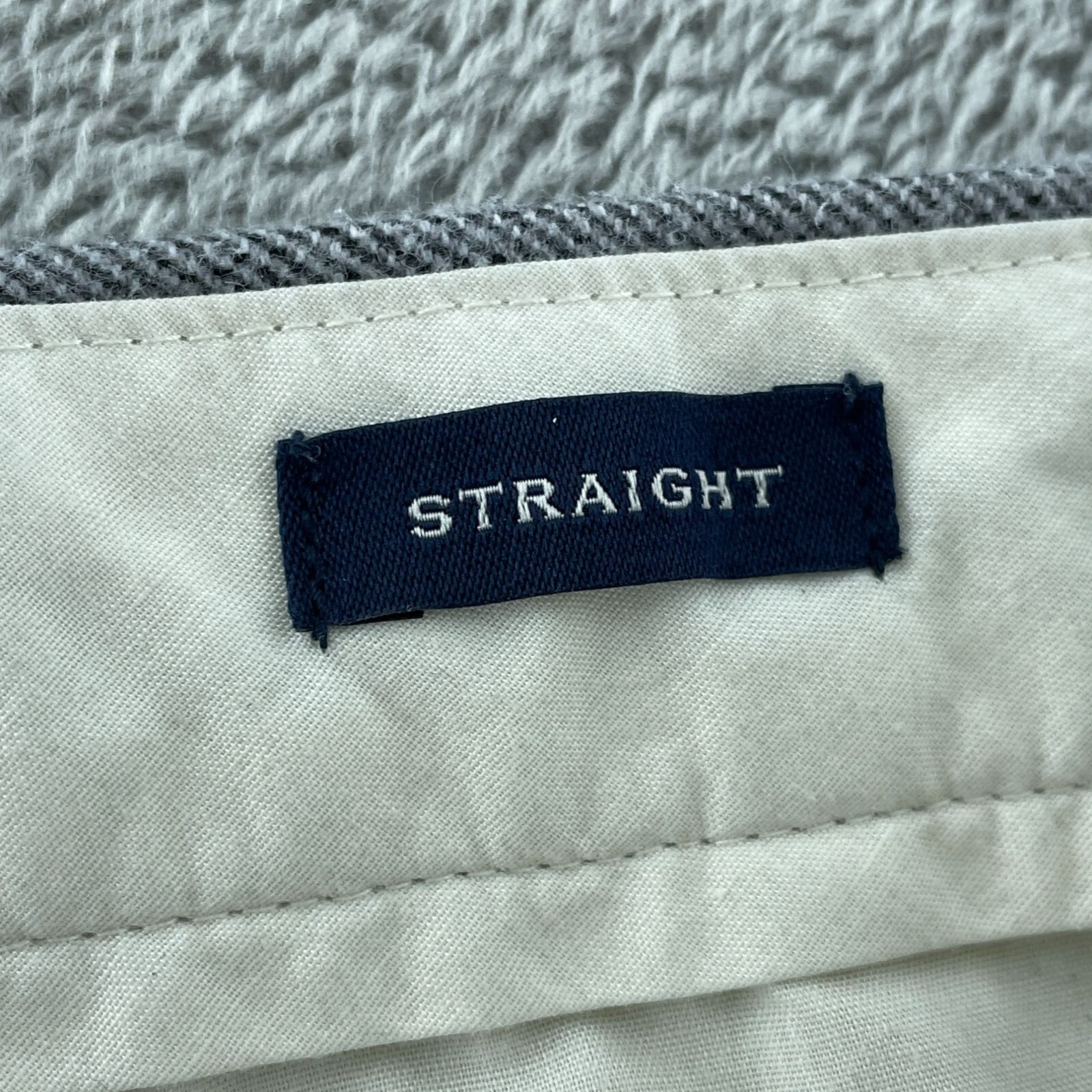 J.Crew Flex Straight Fit Mens Pants W36 L32 Gray Cotton Blend 5280