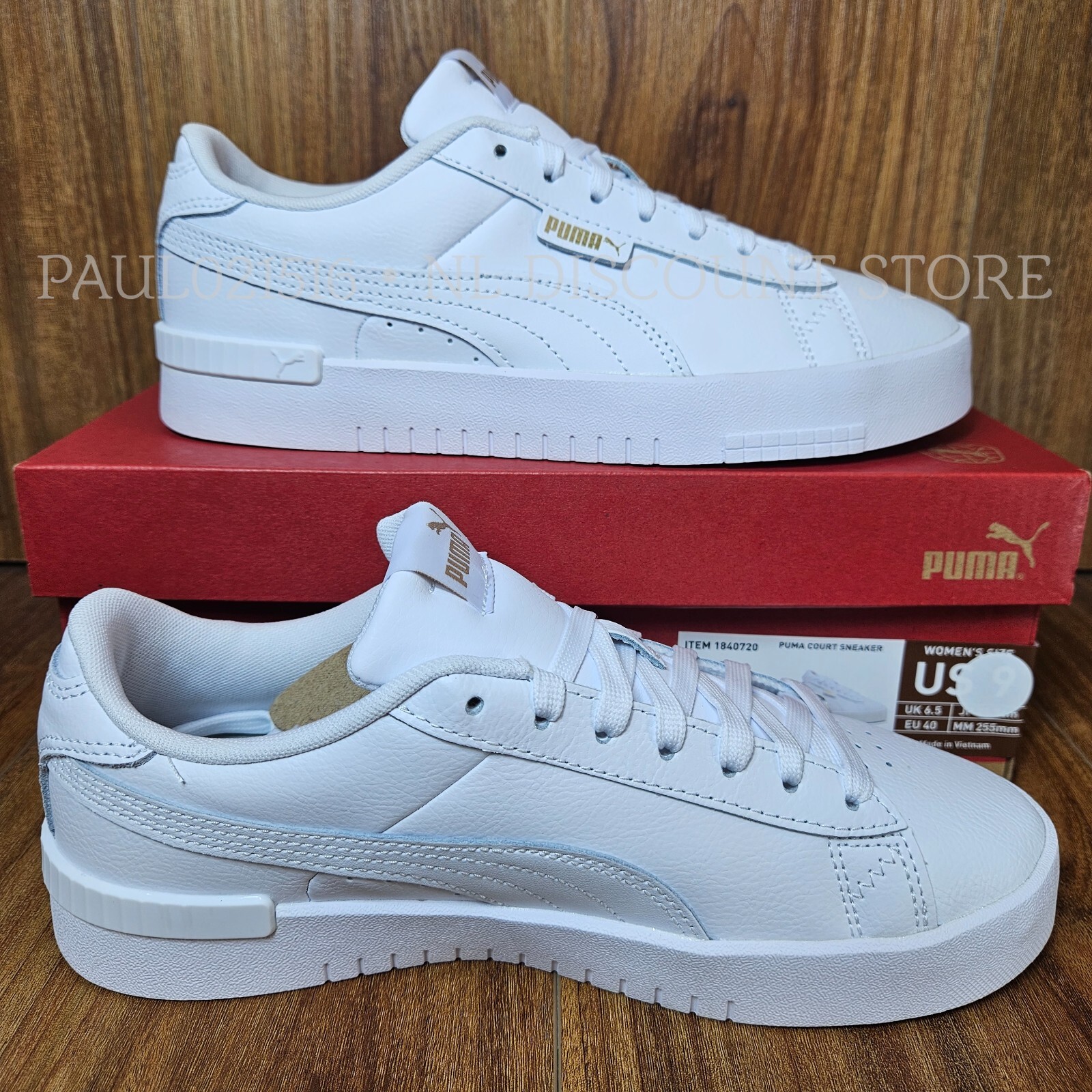 PUMA Women’s Court Sneaker Softfoam Plus Inner Sole Rubber Cupsole ~ White