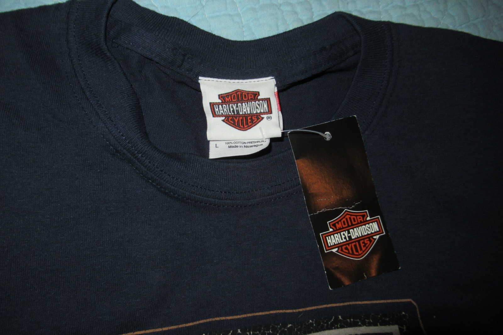 HARLEY DAVIDSON BUDAPEST HUNGARY T SHIRT SIZE LARGE NEW WITH TAG