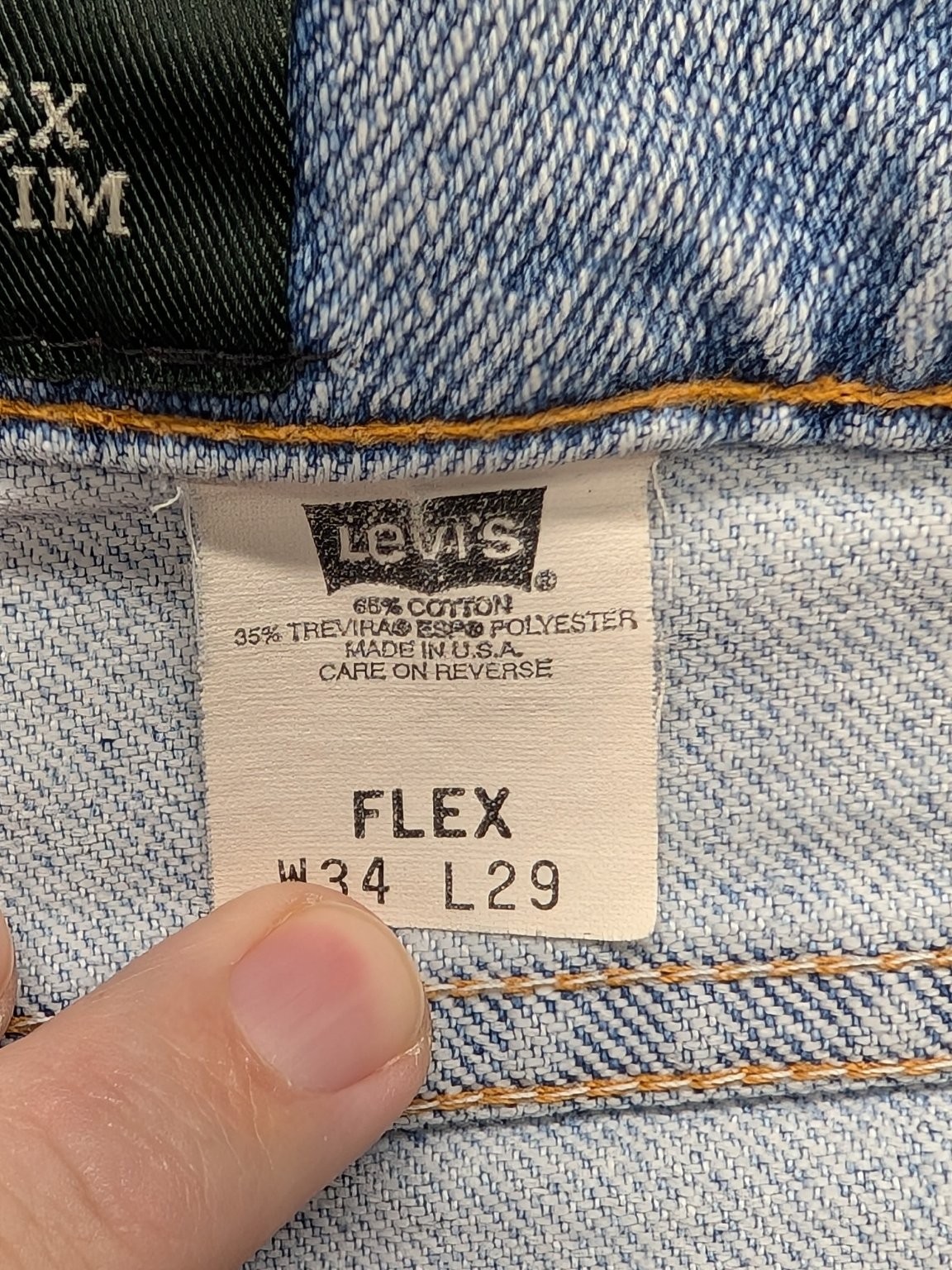 VTG 90’s Levi’s 540 Comfort Stretch Men’s Jeans Denim W33 L28.5 Distressed