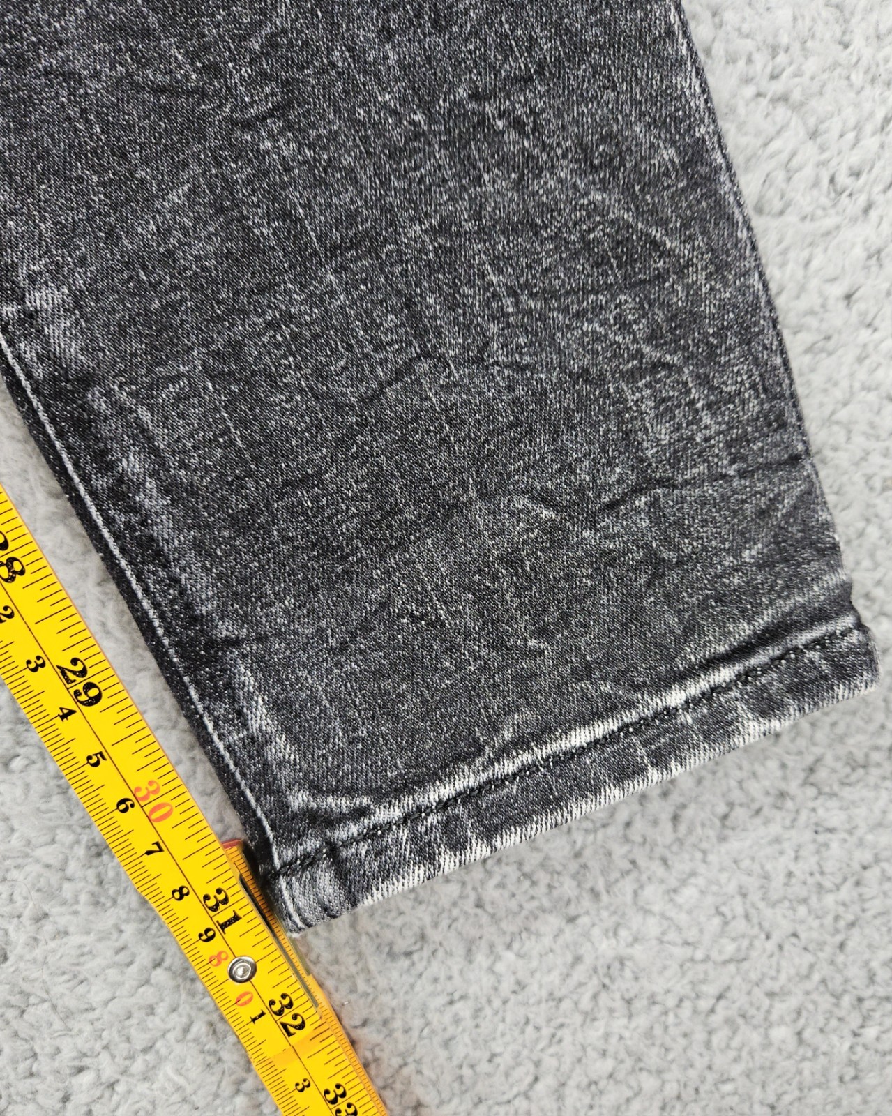 Diesel 1979 Sleenker Skinny Jeans Men’s 28×32 Charcoal Gray Distressed Italy NWT