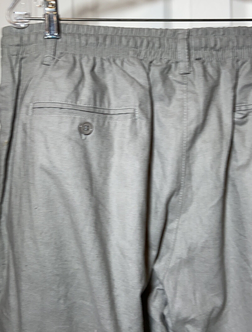 Hat and Beyond Linen Pants Drawstring Relaxed Gray