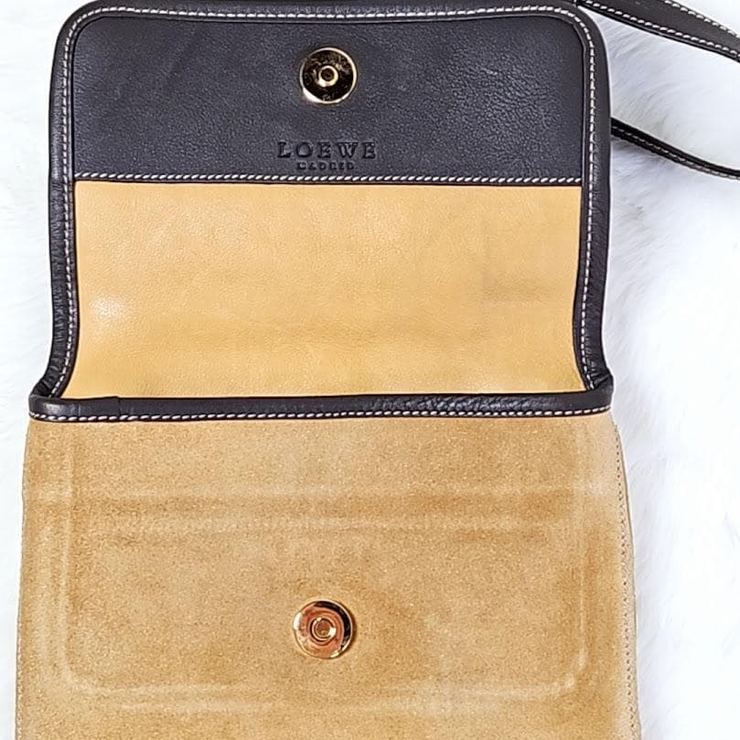 Loewe Men Bag Vintage Anagram Shoulder Spanish Crossbody Limited Edition VHTF De