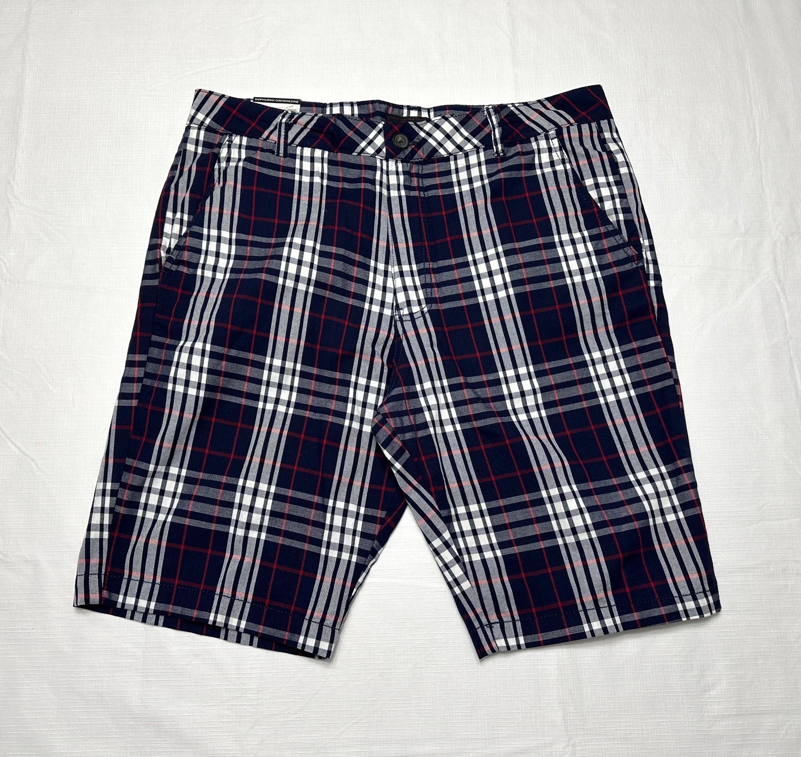 Men’s Adam Levine Flat Front Shorts: 32-34-36-38-40