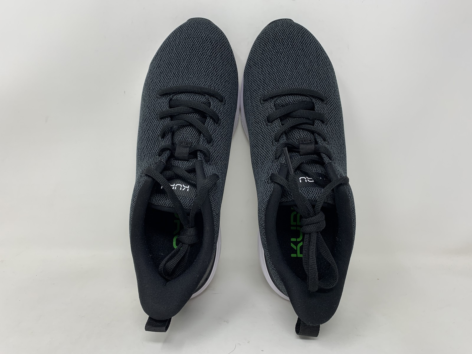 Women’s KURU FLEX Via, Jet Black/Bright White, 8 Wide US