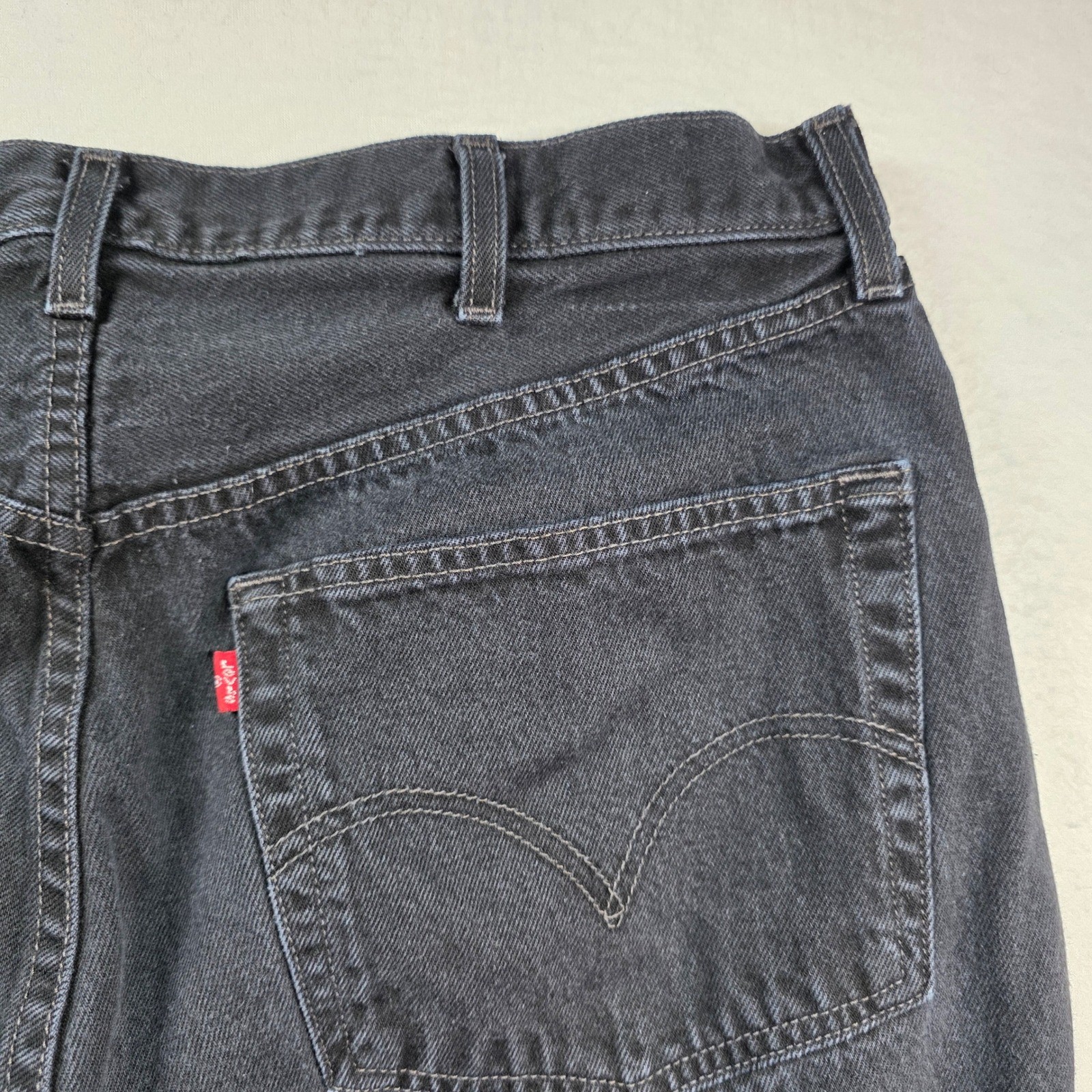 Levi’s 501 Original Fit Jeans Mens 38×32 Black Button Fly 501-0660 Vintage