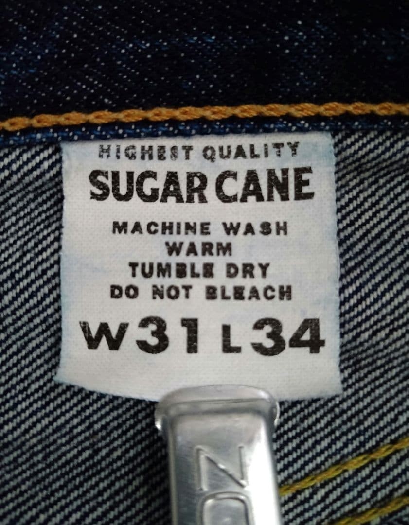 Sugar Cane 1947 Model Straight Jeans SC41947 W31 L34 Vintage Style F/S