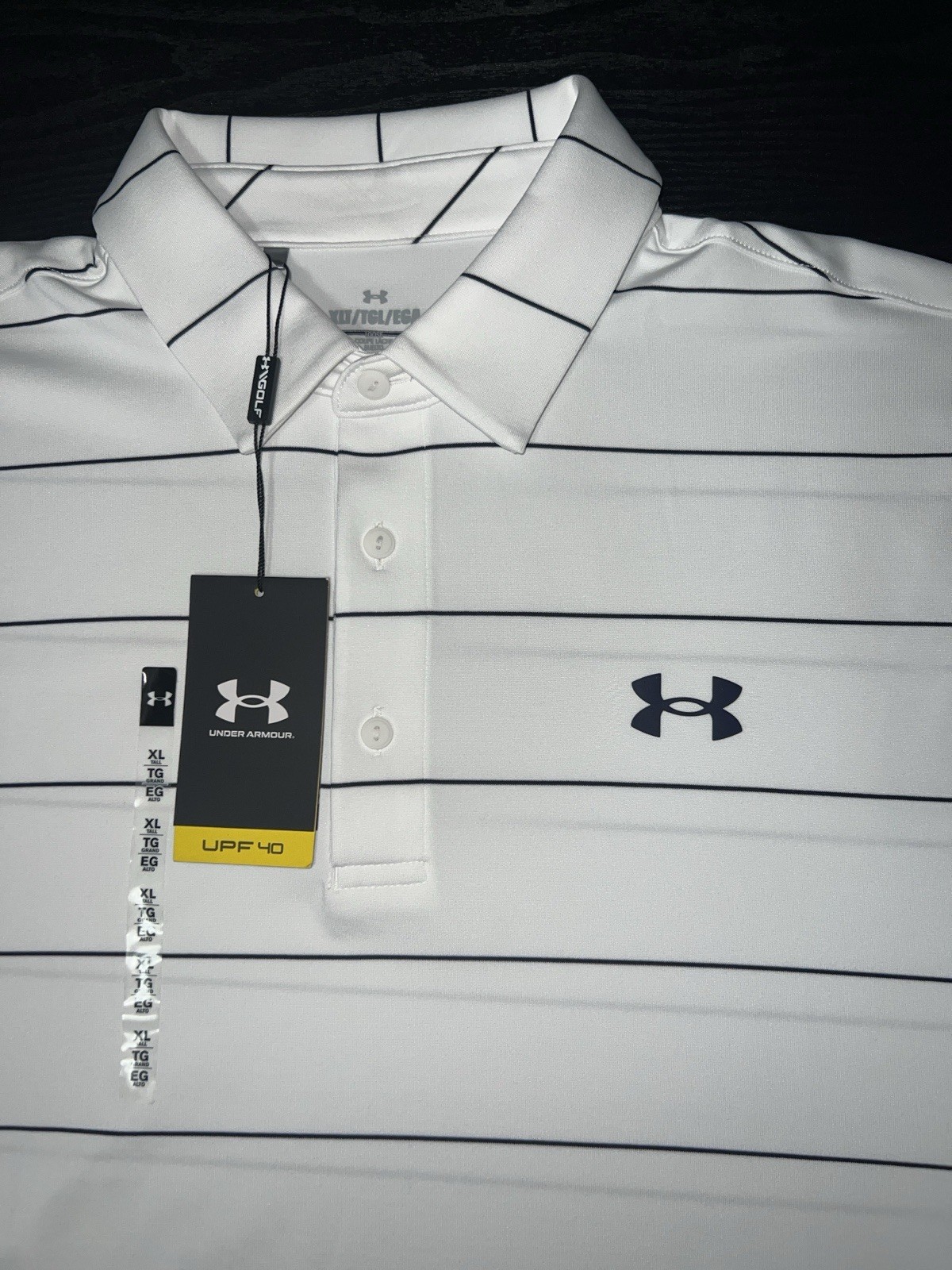 Tall Sizes🔥Under Armour Mens Polo Playoff 3.0 Printed Golf Shirt Marine Olive
