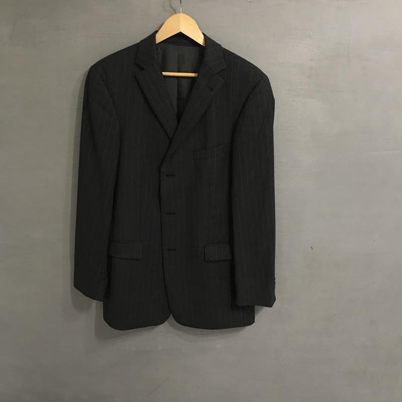 Men Strellson Suit Grey Wool 40 /L / 48