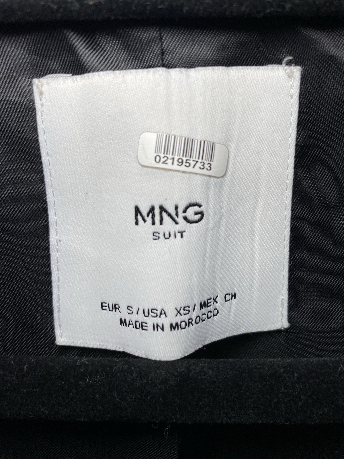 MNG Black Wool Blend Belted Long Trench Coat Women XS Capsule Wardrobe Luxury