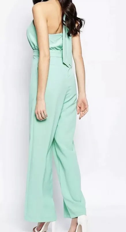 Women Forever Unique Turquoise Jumpsuit 38 / M /