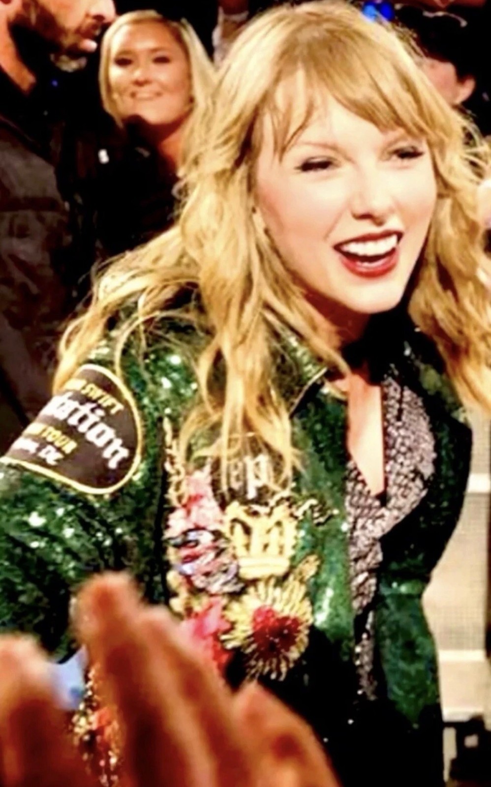 Versace Taylor Black Rep Concert Sacred Heart Patch Jacket 42 44 46 6 8 10 M L