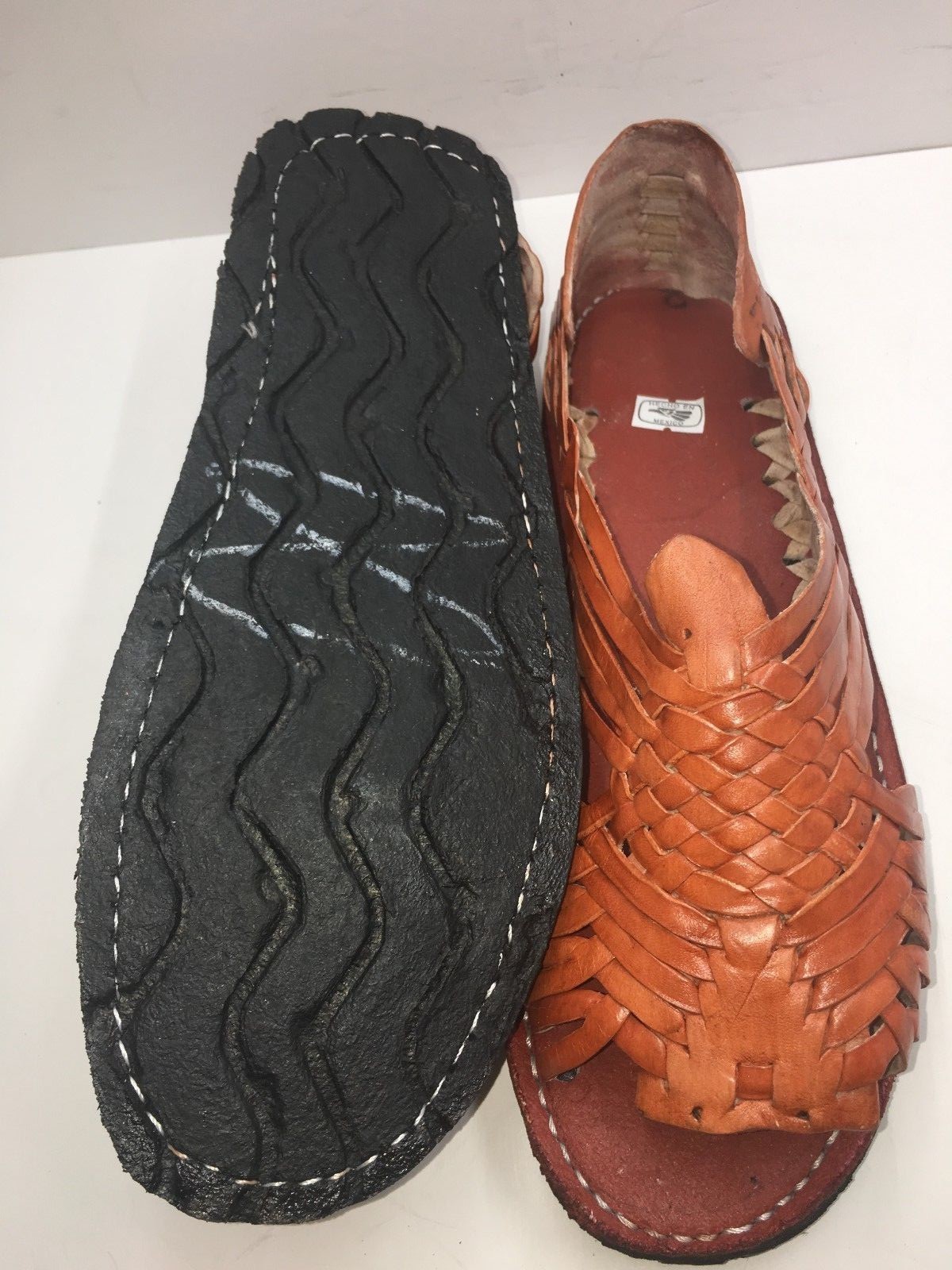 Mens Mexican HUARACHE Sandals Huaraches Mexicanos, Huarache de Correa de Mexico