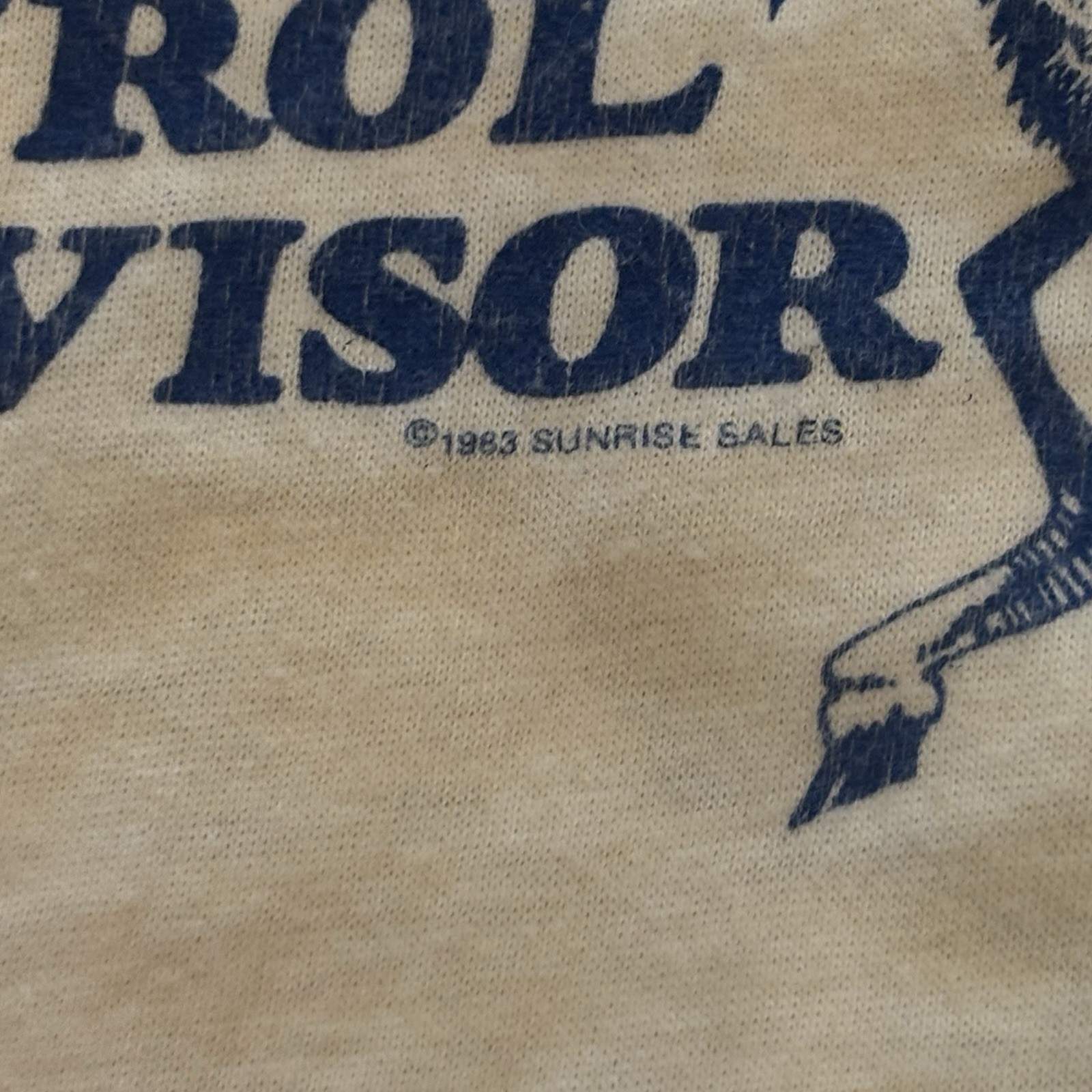 RARE Vintage 1983 Mustang Ranch Brothel Quality Control Supervisor T-Shirt Large