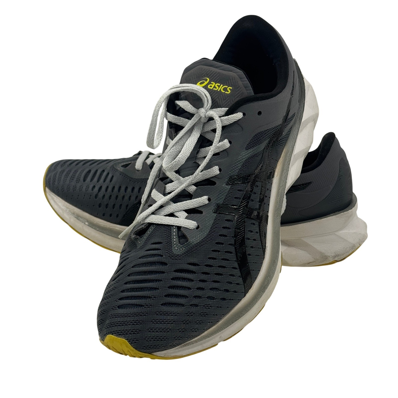 ASICS Gel Nimbus 25 Men’s Running Shoes Gray Yellow Size 12