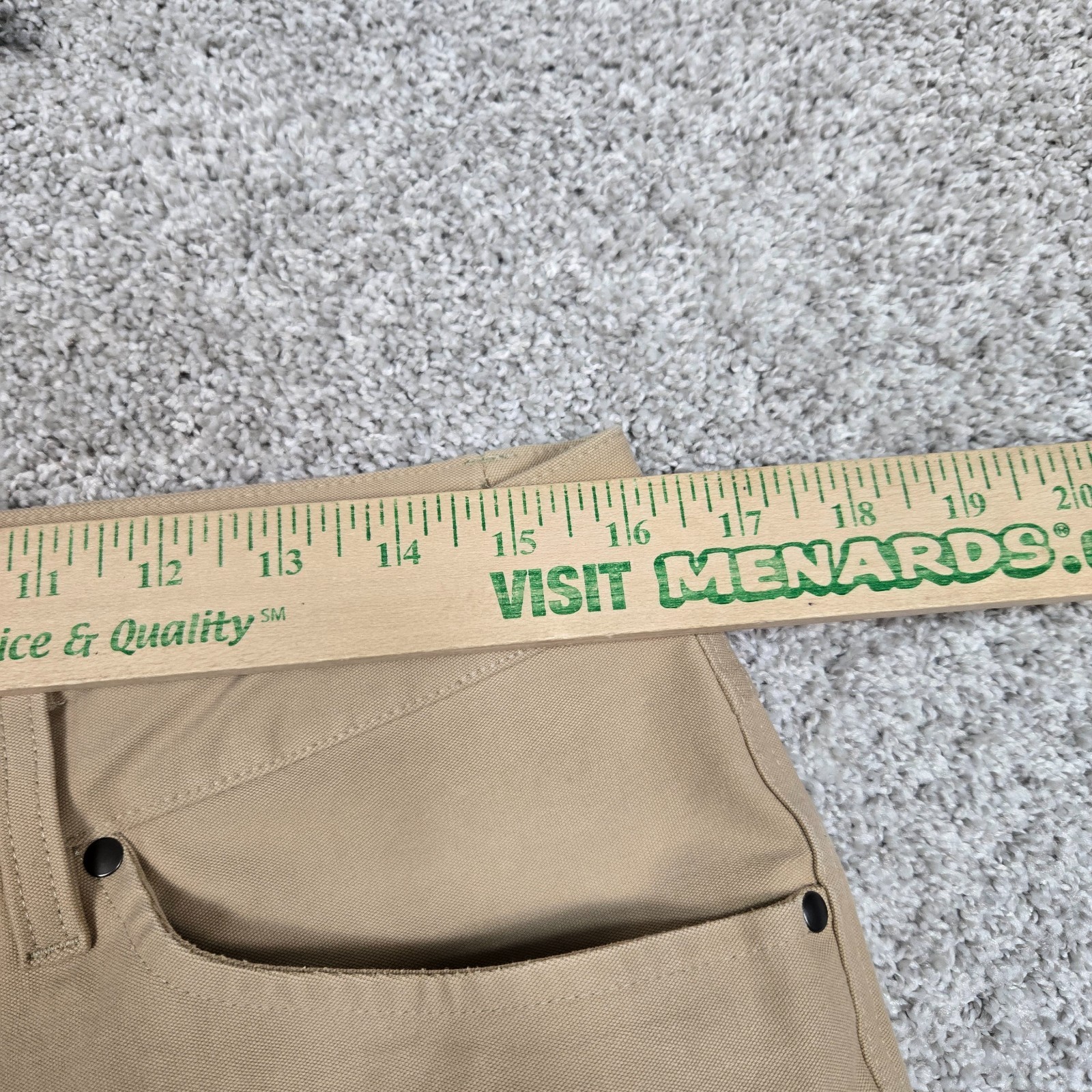 Lululemon Utilitech Abrasion Resistant Pants Men 31 (32×31) tan Stretch LM5ABNS