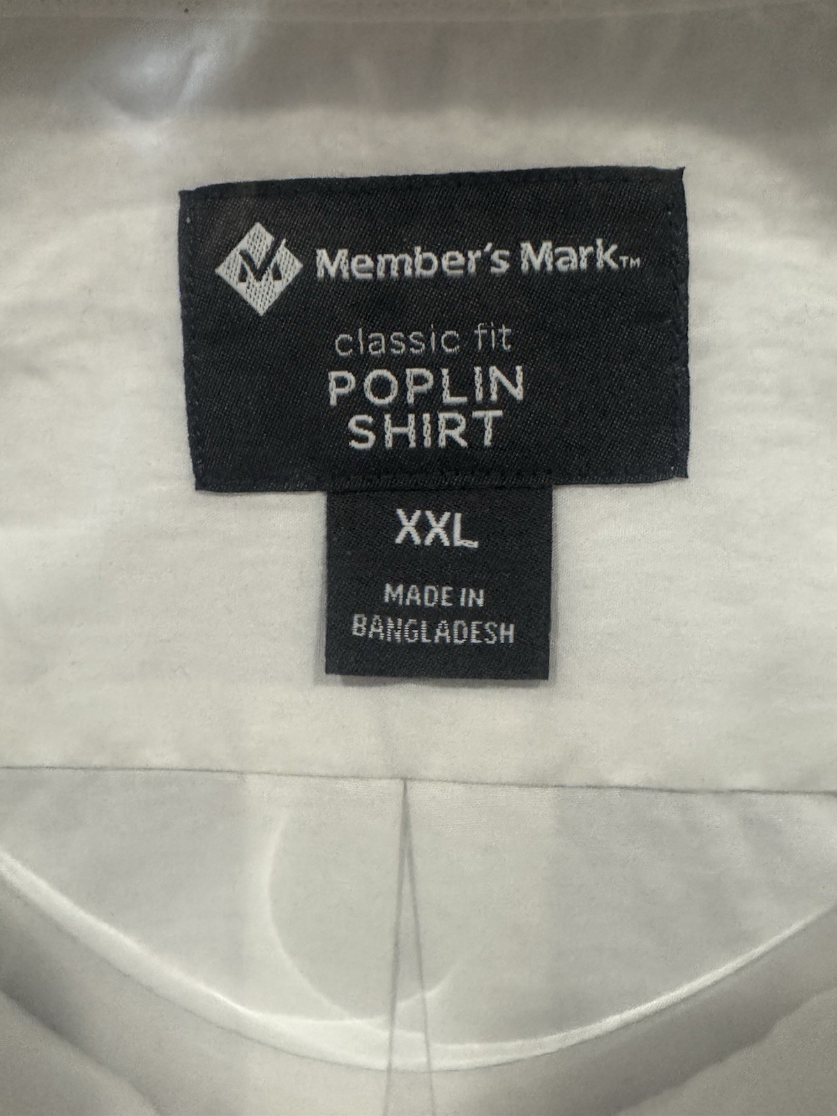 MEMBER’S MARK Men’s Classic Fit Poplin Dress Shirt Big & Tall Sizes XL, XXL