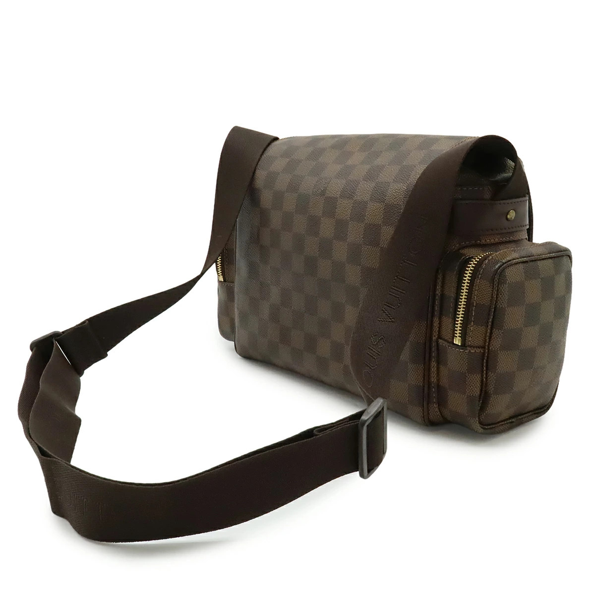 Louis Vuitton Damier N51126 Shoulder Bag Check Canvas Brown Unisex #BLB2131