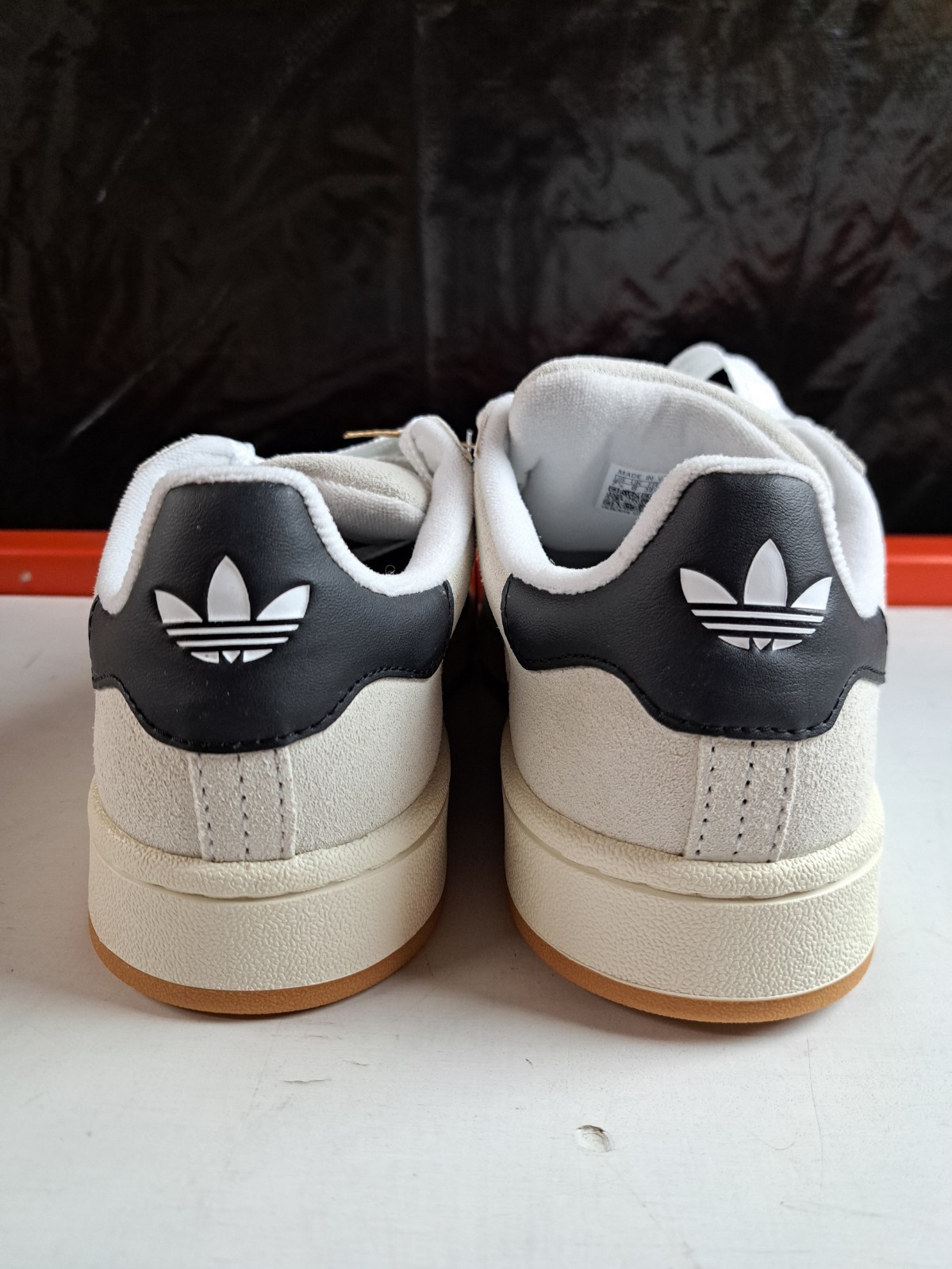Adidas Women’s Campus 00s Sneakers – Crystal White/Core Black, Size 7.5 US