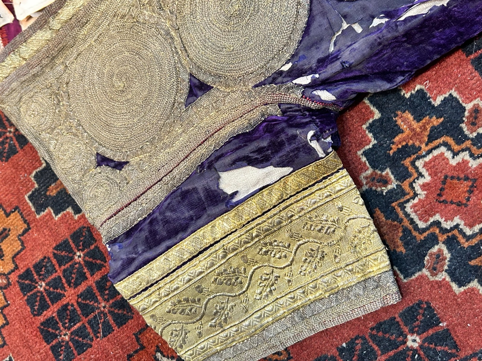 Antique Moroccan Jacket Gold Embroidered