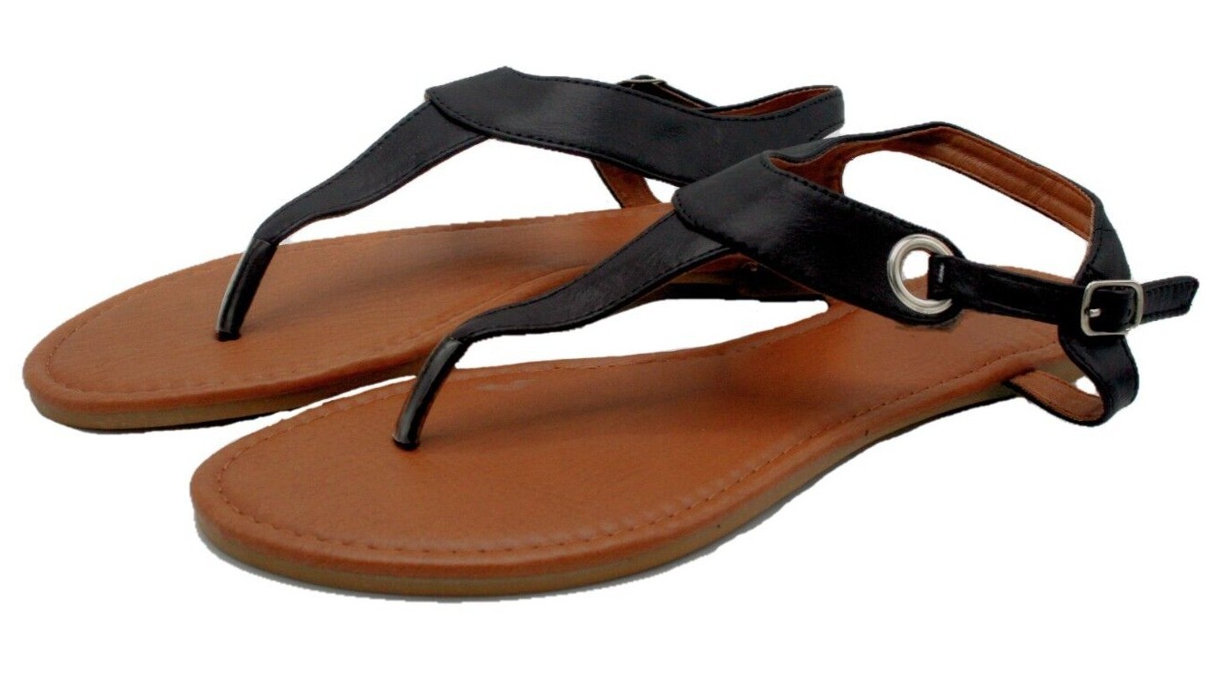 Womens Fashion Gladiator Sandals Black Brown 6 7 8 9 10 11